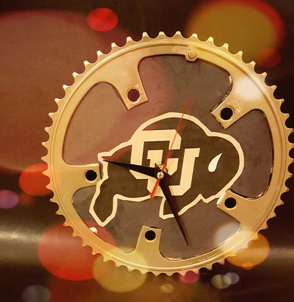 Bicycle Chainring Clock Completed – Aesthetics of Design