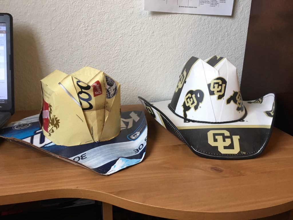 Upcycle Final Report Cardboard Cowboy Hat Aesthetics of Design