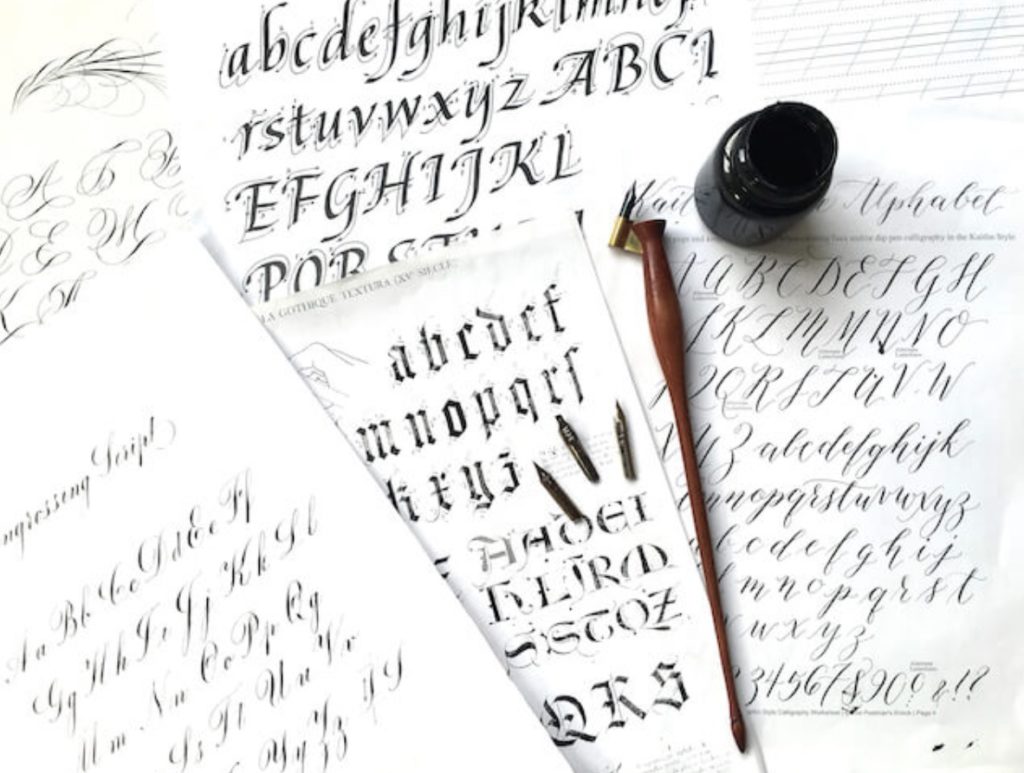 Aesthetics Exploration: Calligraphy – Aesthetics of Design