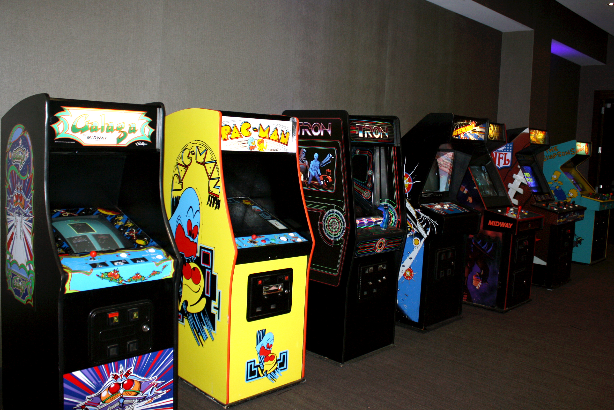arcade games machines