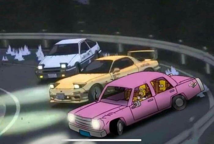Japanese car illustration - Tokyo Drift Fast and Furious