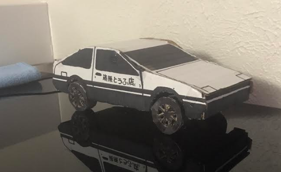 Cardboard Ae86 From Initial D Aesthetics Of Design