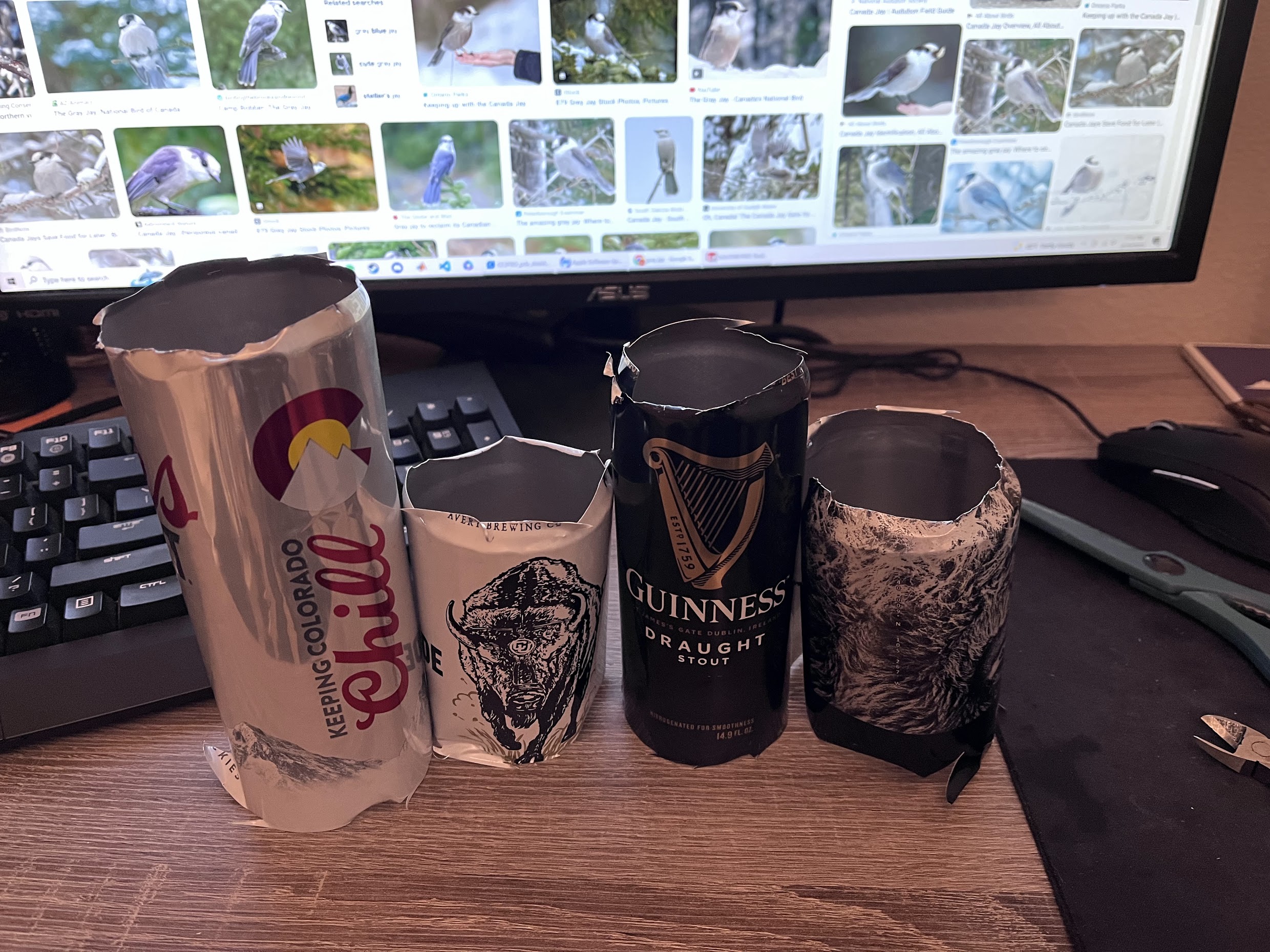 Beer Can Bird Sculpture Aesthetics of Design