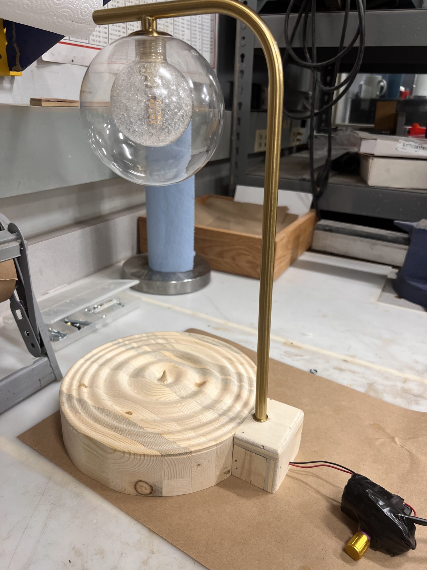 Getting wires and lamp fixture from old lamp